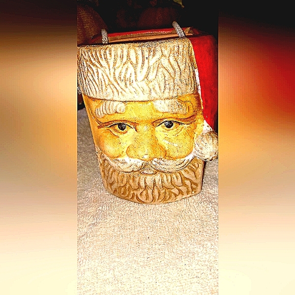 Vintage ceramic Santa  holder - Picture 2 of 7